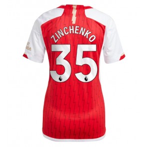 Arsenal Oleksandr Zinchenko #35 Koszulka Podstawowych Kobiety 2023-24 Krótki Rękaw